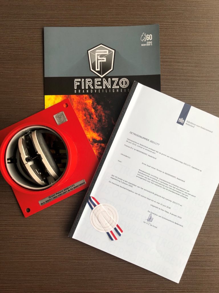 De brandwerende montageplaten van Firenzo zijn nu gecertificeerd en gepatenteerd