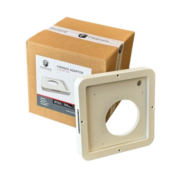 Firenzo Adapter t.b.v. ClimaRad BKT-fan Ø100mm (RAL 9003)